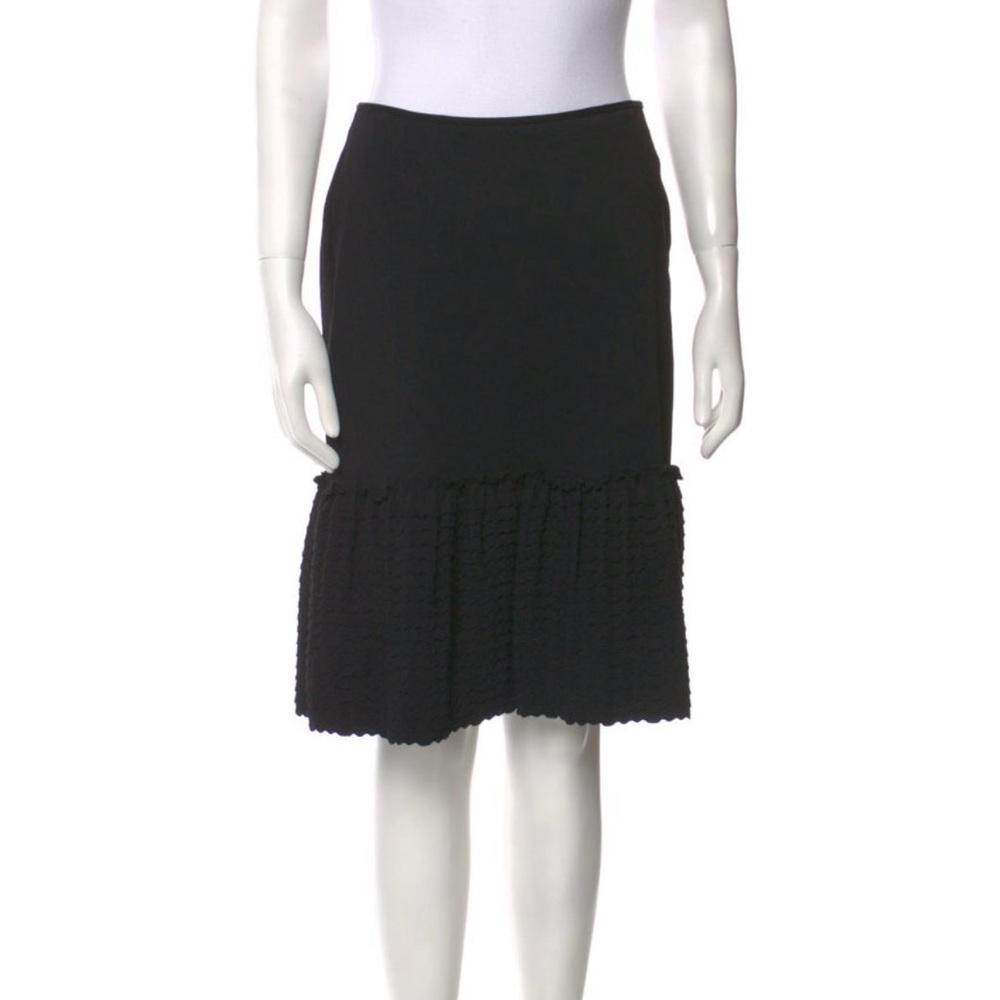 Valentino Black Midi Skirt